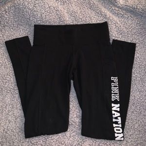 PINK black yoga pants